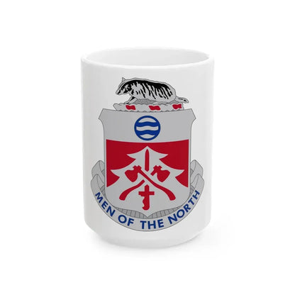 724 Engineer Battalion (U.S. Army) White Coffee Mug 15oz - Go Mug Yourself