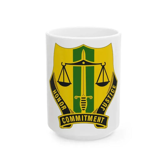 724 Military Police Battalion (U.S. Army) White Coffee Mug 15oz - Go Mug Yourself