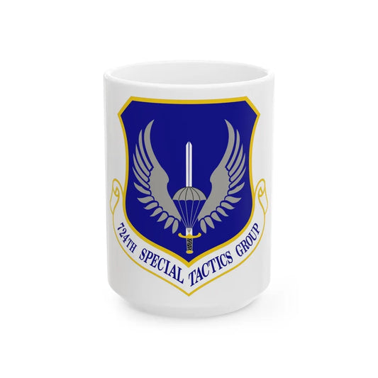 724 Special Tactics Group AFSOC (U.S. Air Force) White Coffee Mug-15oz-Go Mug Yourself