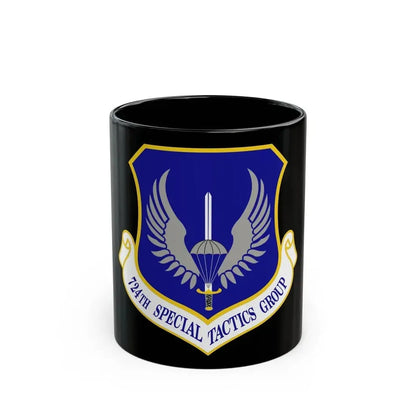 724 Special Tactics Group AFSOC (U.S. Air Force) Black Coffee Mug 11oz - Go Mug Yourself