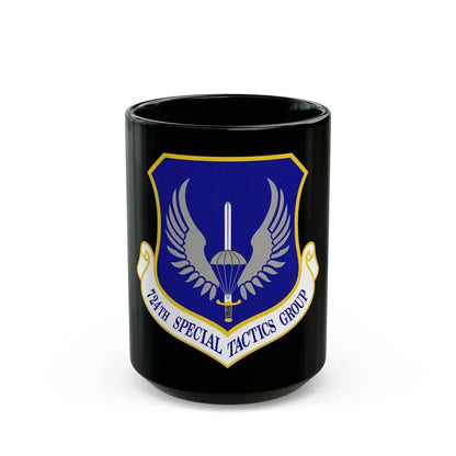 724 Special Tactics Group AFSOC (U.S. Air Force) Black Coffee Mug 15oz - Go Mug Yourself