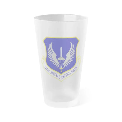 724 Special Tactics Group AFSOC (U.S. Air Force) Frosted Pint Glass 16oz 16oz Frosted - Go Mug Yourself