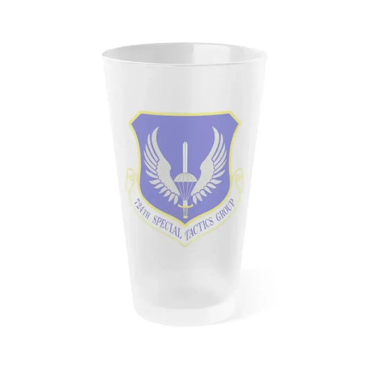 724 Special Tactics Group AFSOC (U.S. Air Force) Frosted Pint Glass 16oz 16oz Frosted - Go Mug Yourself
