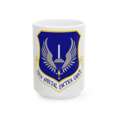 724 Special Tactics Group AFSOC (U.S. Air Force) White Coffee Mug 15oz - Go Mug Yourself