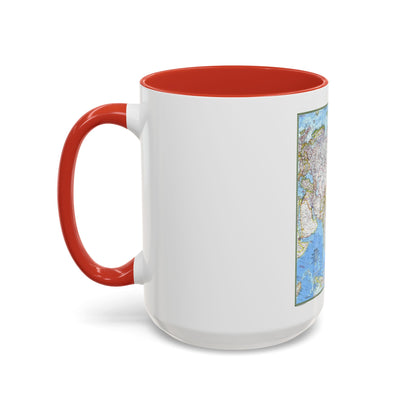 Asia (1971) (Map) Accent Coffee Mug