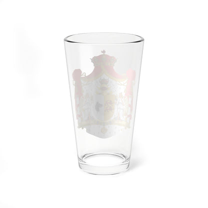 Escudo Oficial de la Casa de Osorio de Moscoso (Portugal) (Coat of Arms) Pint Glass 16oz