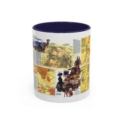 USA - Central Rockies 2 (1984) (Map) Accent Coffee Mug