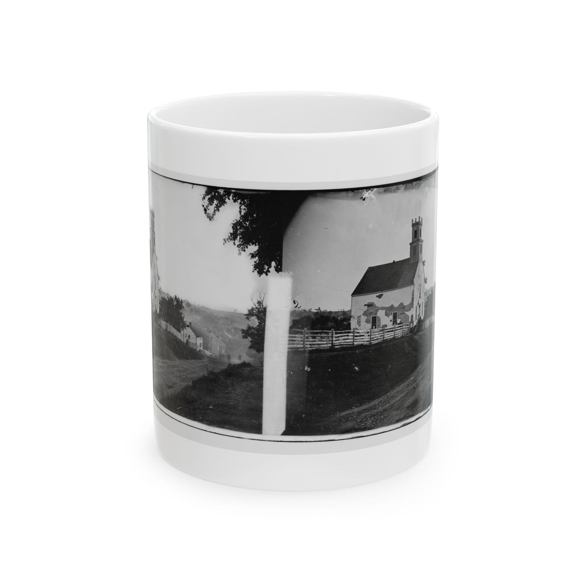 Sharpsburg, Md. Lutheran Church (U.S. Civil War) White Coffee Mug
