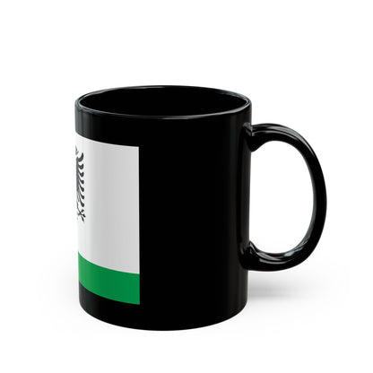 Albanian Coast Guard Ensign - Black Coffee Mug