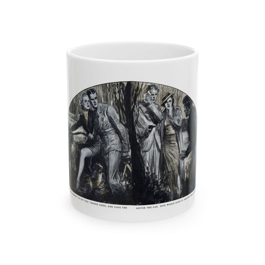 Exactly The Right Girl (2), Redbook, December 1936 - White Coffee Mug