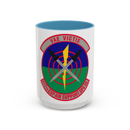 817th Expeditionary Air Support Operations Squadron (U.S. Air Force) Accent Coffee Mug