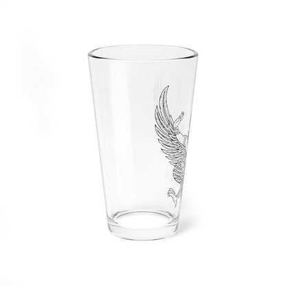 Thai government Garuda emblem Version 1 (Thailand) (Coat of Arms) Pint Glass 16oz