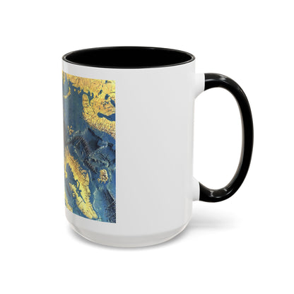 Arctic Ocean Floor (1971) (Map) Accent Coffee Mug