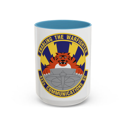 422d Communications Squadron (U.S. Air Force) Accent Coffee Mug