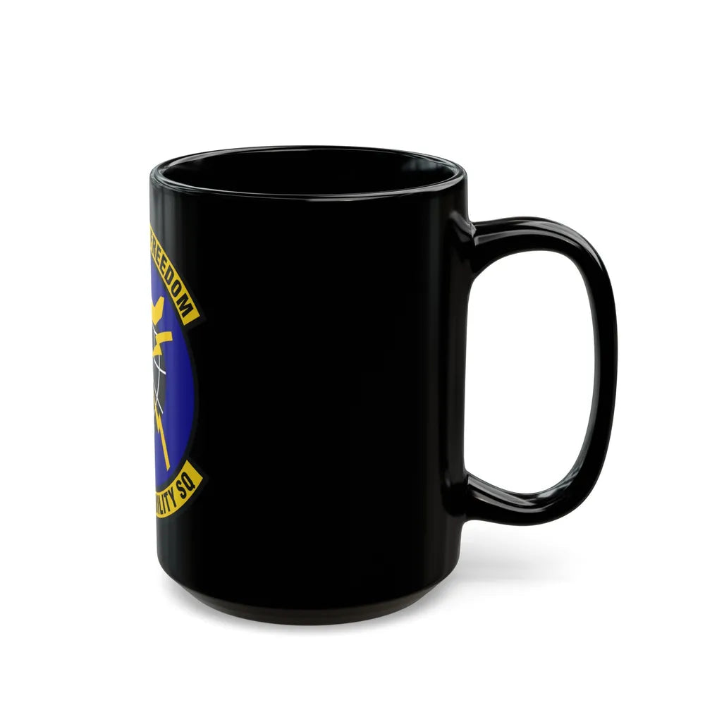 725 Air Mobility Squadron AMC (U.S. Air Force) Black Coffee Mug-Go Mug Yourself