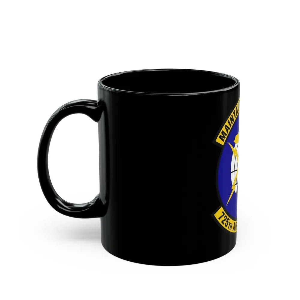 725 Air Mobility Squadron AMC (U.S. Air Force) Black Coffee Mug-Go Mug Yourself