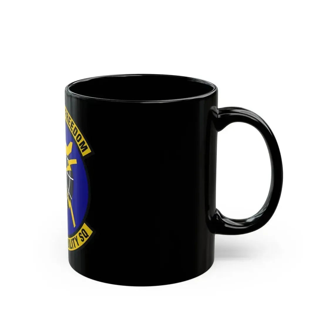725 Air Mobility Squadron AMC (U.S. Air Force) Black Coffee Mug - Go Mug Yourself