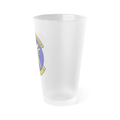 725 Air Mobility Squadron AMC (U.S. Air Force) Frosted Pint Glass 16oz - Go Mug Yourself