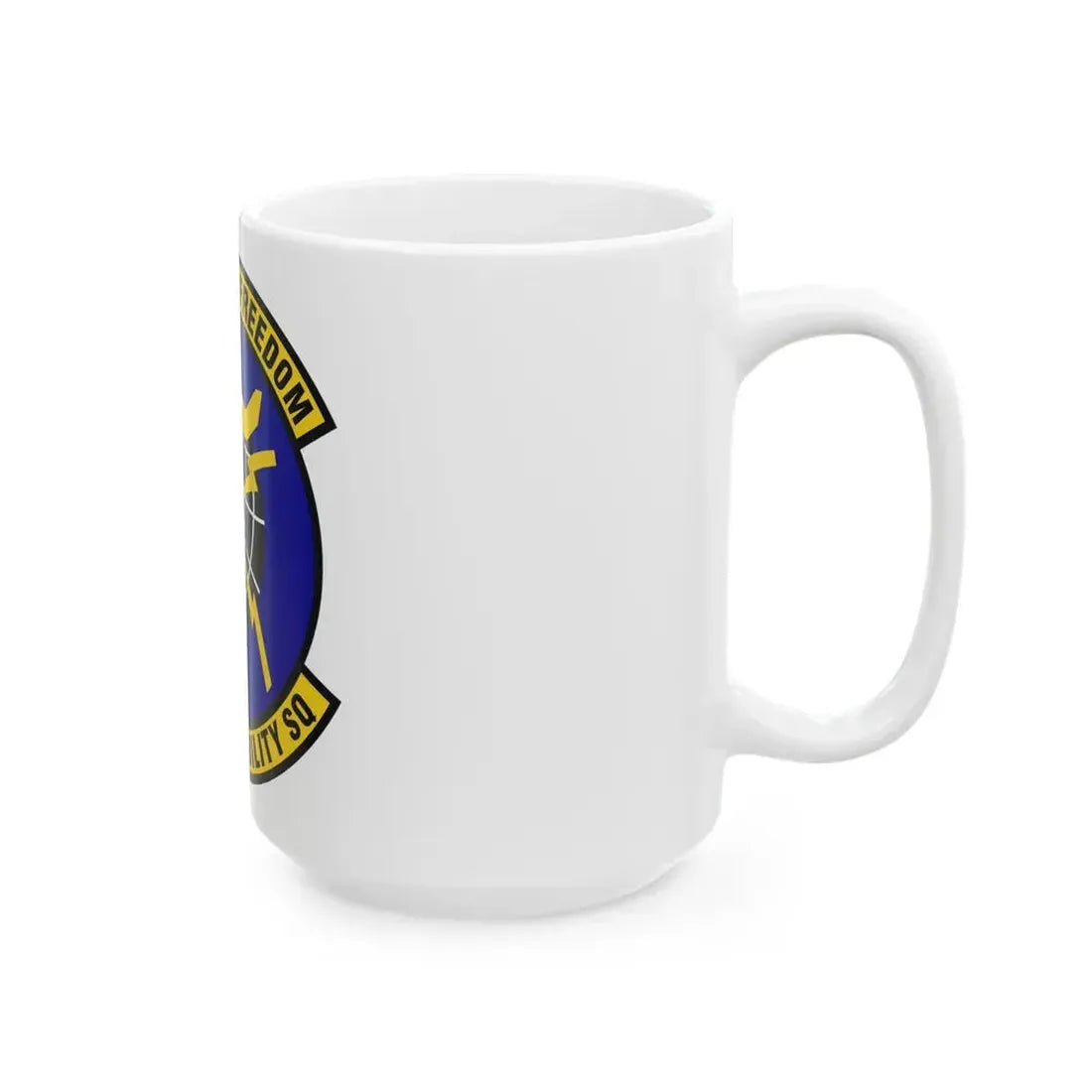 725 Air Mobility Squadron AMC (U.S. Air Force) White Coffee Mug - Go Mug Yourself