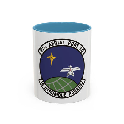 27th Aerial Port Squadron (U.S. Air Force) Accent Coffee Mug