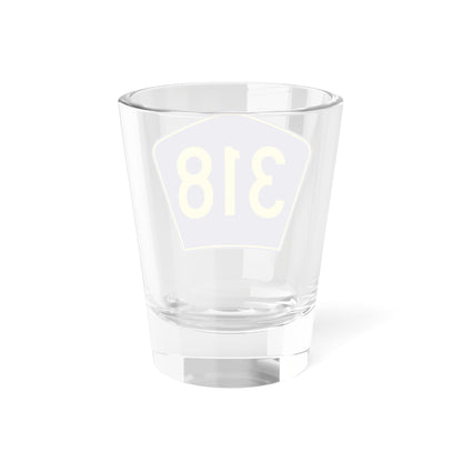 PR secondary 318 (Puerto Rico) (Road Sign) Shot Glass 1.5oz