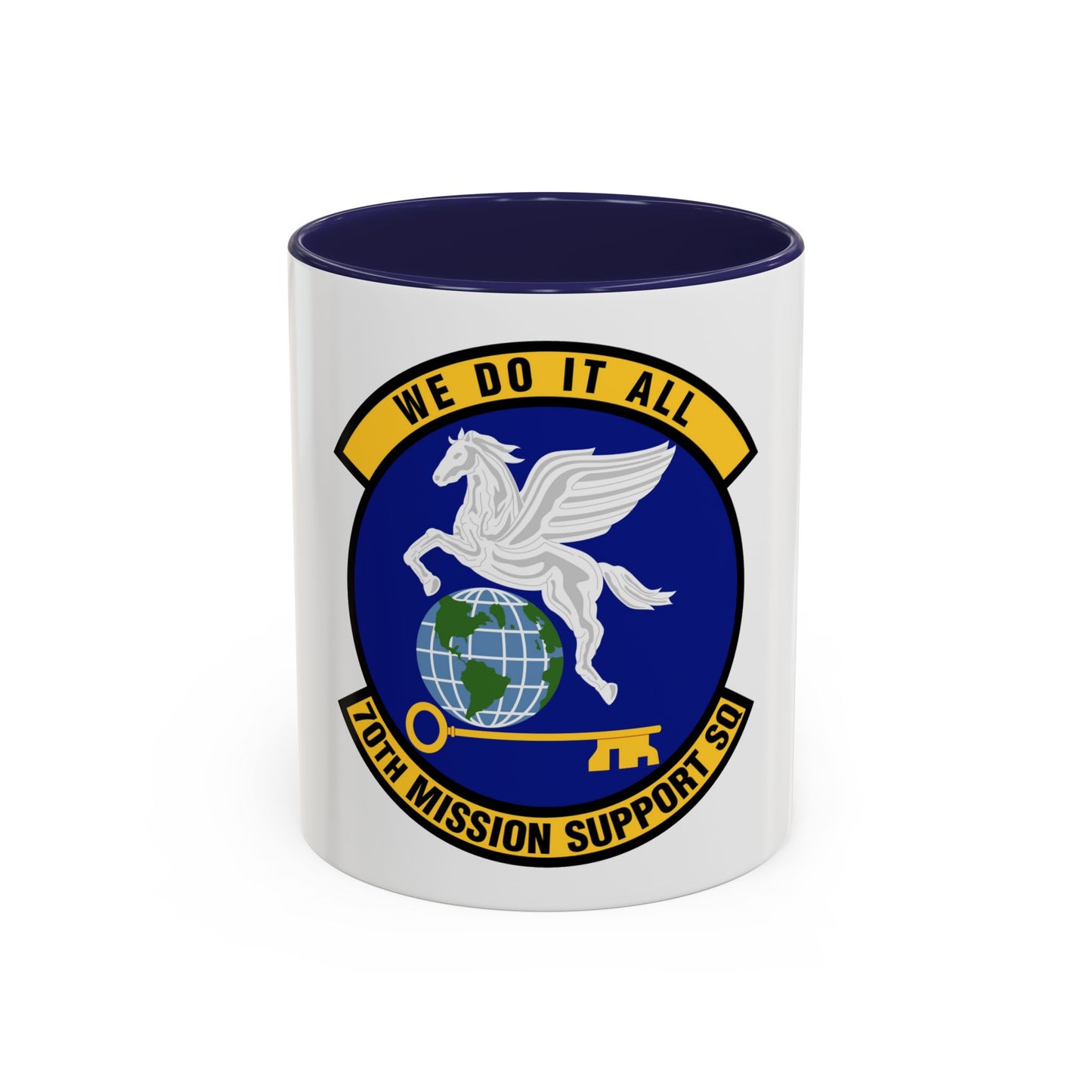 70th Mission Support Squadron (U.S. Air Force) Accent Coffee Mug