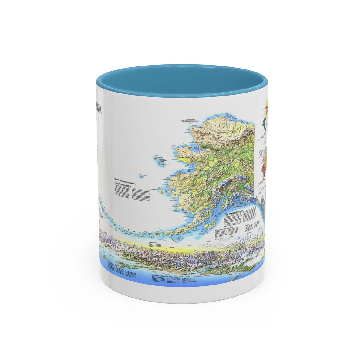 Alaska 2 (1994) (Map) Accent Coffee Mug