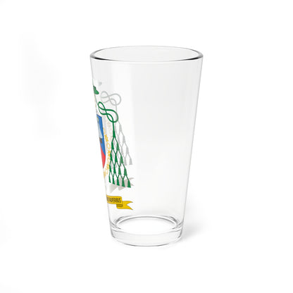 Escudo de Francisco Cerro Chaves arzobispo primado (Spain) (Coat of Arms) Pint Glass 16oz