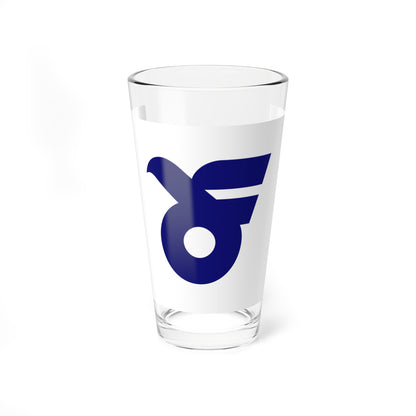 Flag of Yonabaru Okinawa (Japan) Pint Glass 16oz