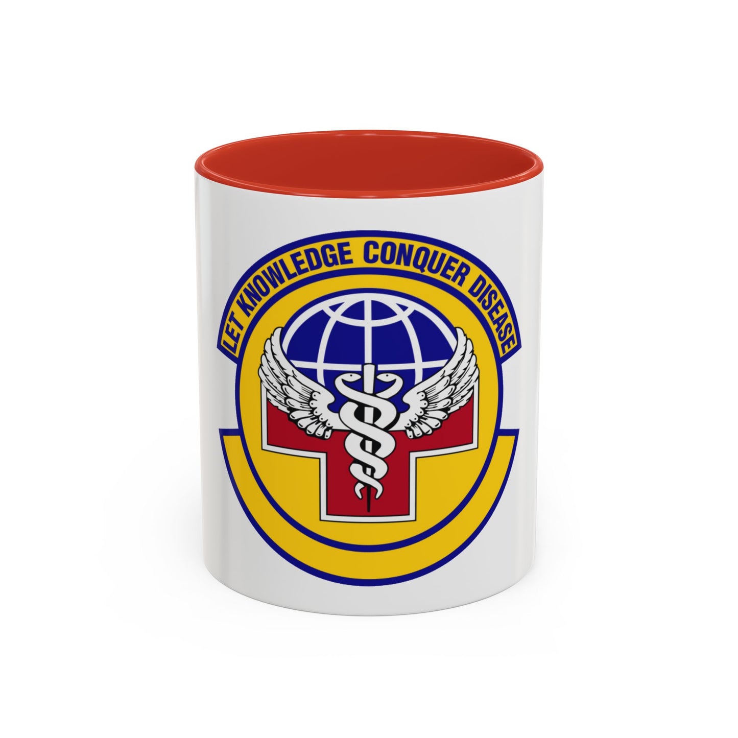 87 Healthcare Operations Squadron AMC (U.S. Air Force) Accent Coffee Mug