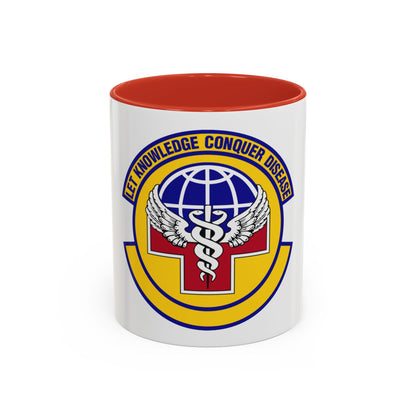 87 Healthcare Operations Squadron AMC (U.S. Air Force) Accent Coffee Mug