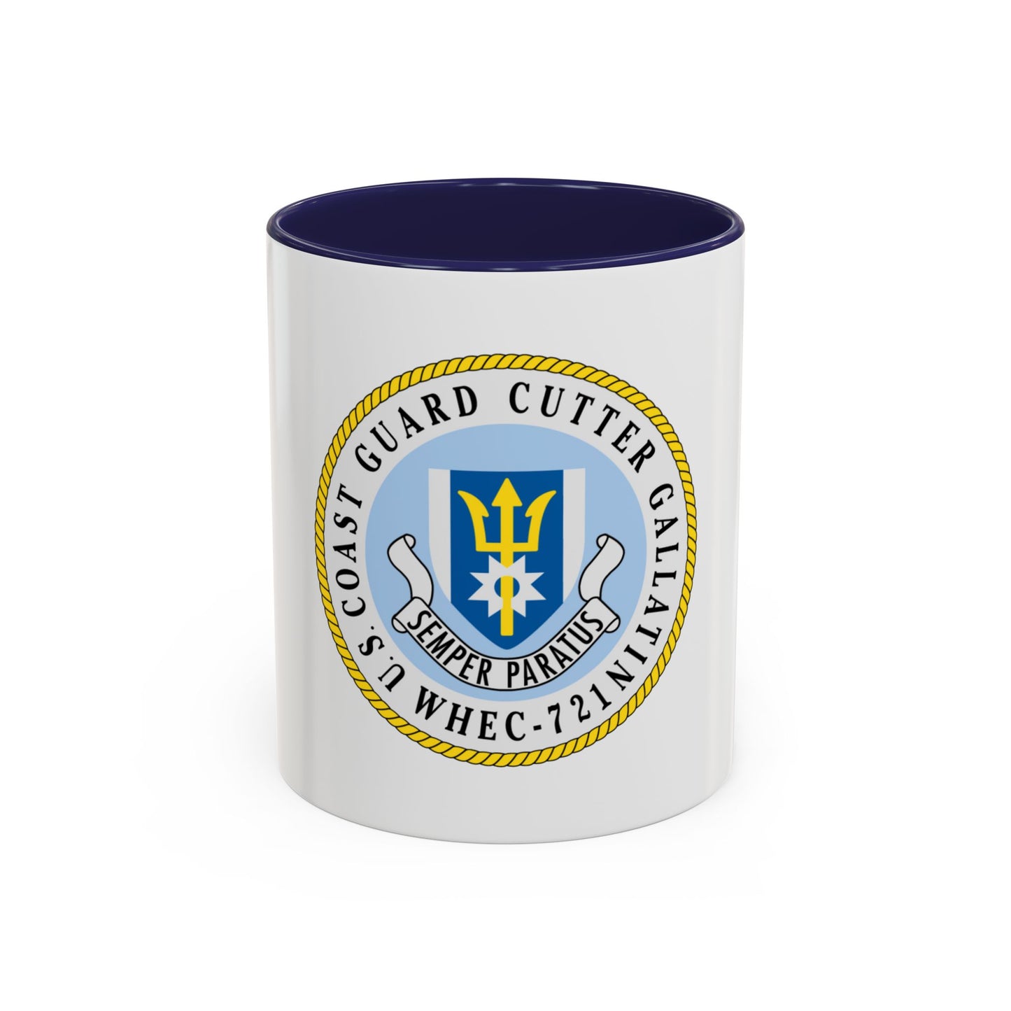 US Coast Guard Cutter Gallatin WHEC 721 (U.S. Coast Guard) Accent Coffee Mug
