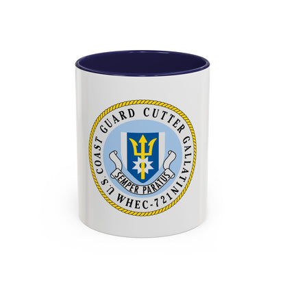 US Coast Guard Cutter Gallatin WHEC 721 (U.S. Coast Guard) Accent Coffee Mug