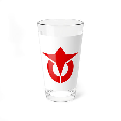 Flag of Hotaka Nagano 1963-2005 (Japan) Pint Glass 16oz