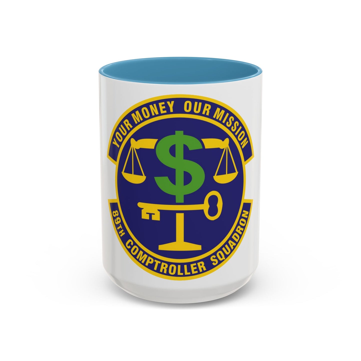 89th Comptroller Squadron (U.S. Air Force) Accent Coffee Mug