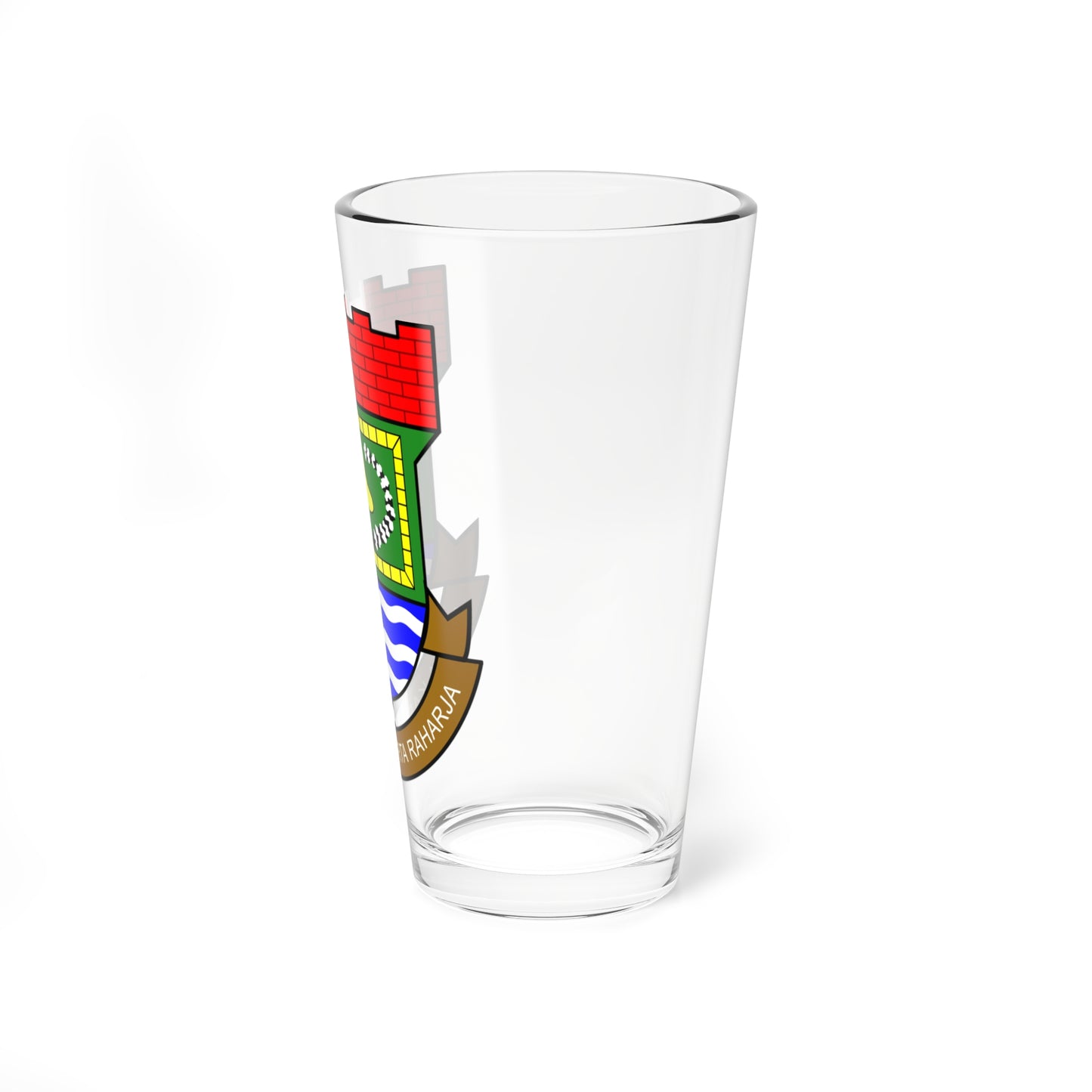 Seal of Tangerang Regency (Indonesia) (Coat of Arms) Pint Glass 16oz