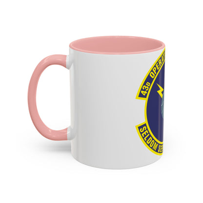 43d Operations Support Squadron (U.S. Air Force) Accent Coffee Mug