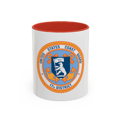 17th CG District (U.S. Coast Guard) Accent Coffee Mug
