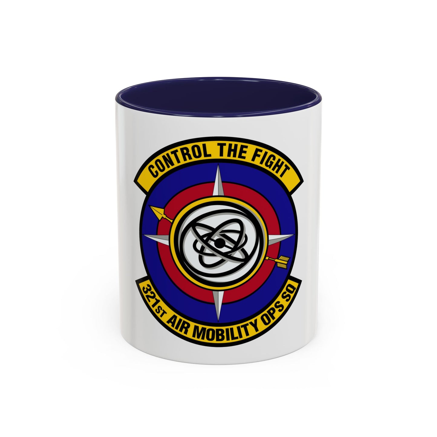 321 Air Mobility Operations Squadron (U.S. Air Force) Accent Coffee Mug