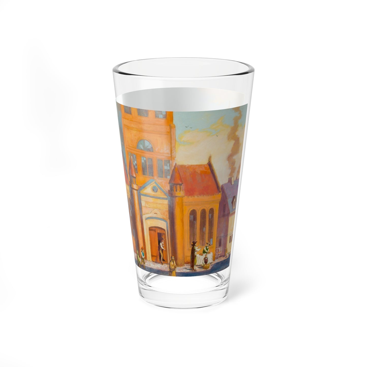 Squanto and the Miracle of Thanksgiving, interior illustrations (12), 2012 (Magazine Illustration) Pint Glass 16oz