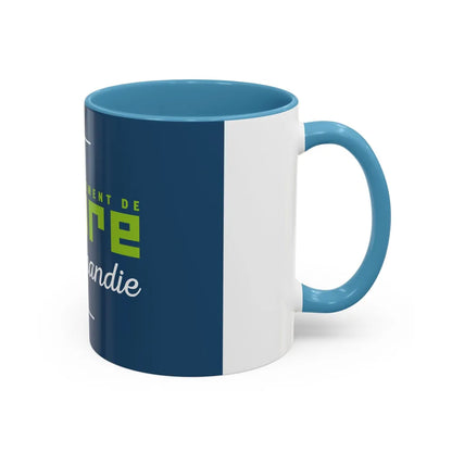 Flag of Eure France - Accent Coffee Mug-Go Mug Yourself