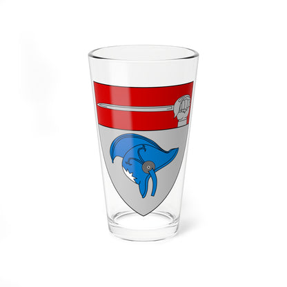 Emblem for the 1-I-JDR (Denmark) (Coat of Arms) Pint Glass 16oz