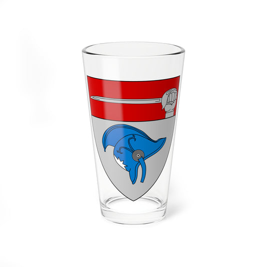 Emblem for the 1-I-JDR (Denmark) (Coat of Arms) Pint Glass 16oz
