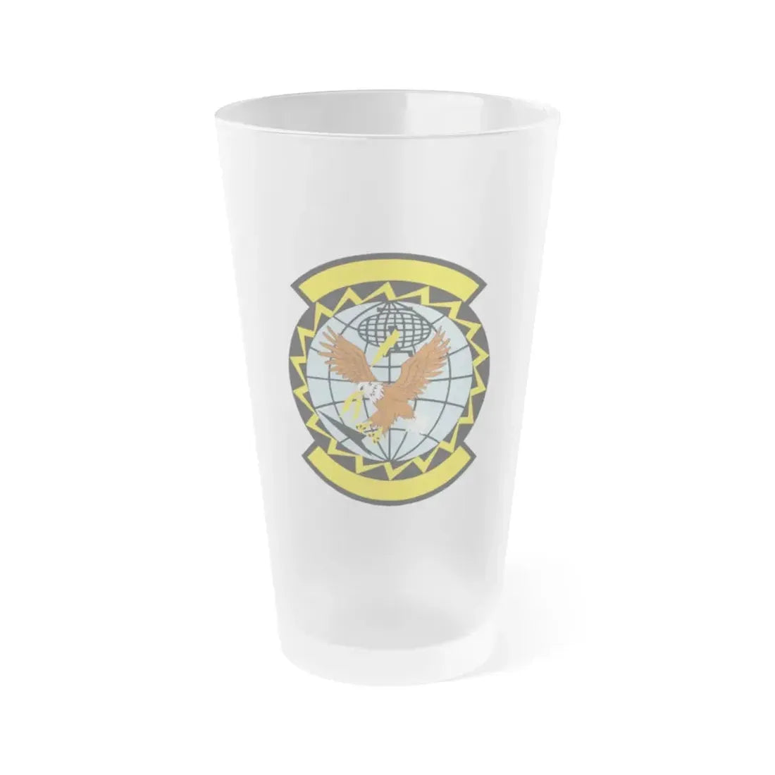 726 Air Control Squadron ACC (U.S. Air Force) Frosted Pint Glass 16oz Default Title - Go Mug Yourself