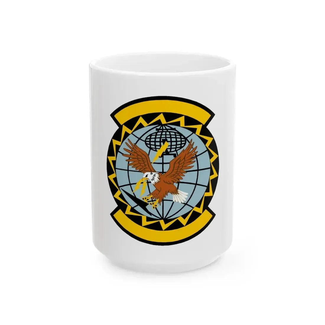 726 Air Control Squadron ACC (U.S. Air Force) White Coffee Mug 15oz - Go Mug Yourself