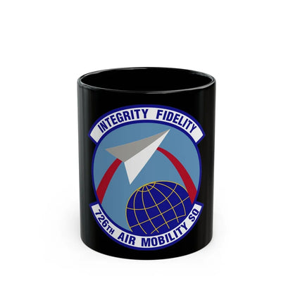 726 Air Mobility Sq AMC (U.S. Air Force) Black Coffee Mug-11oz-Go Mug Yourself