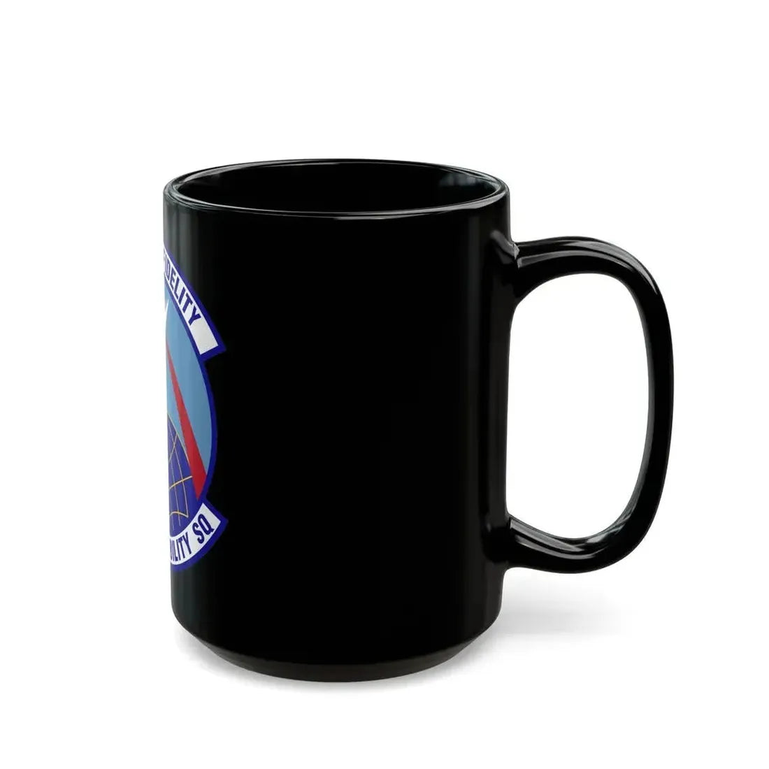 726 Air Mobility Sq AMC (U.S. Air Force) Black Coffee Mug - Go Mug Yourself