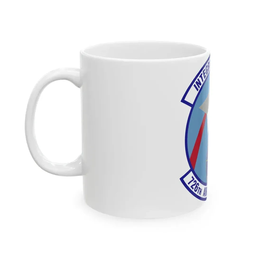 726 Air Mobility Sq AMC (U.S. Air Force) White Coffee Mug - Go Mug Yourself