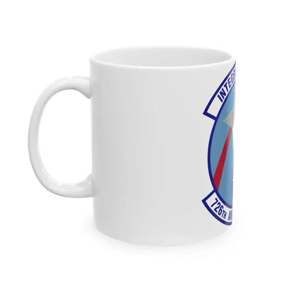 726 Air Mobility Sq AMC (U.S. Air Force) White Coffee Mug - Go Mug Yourself