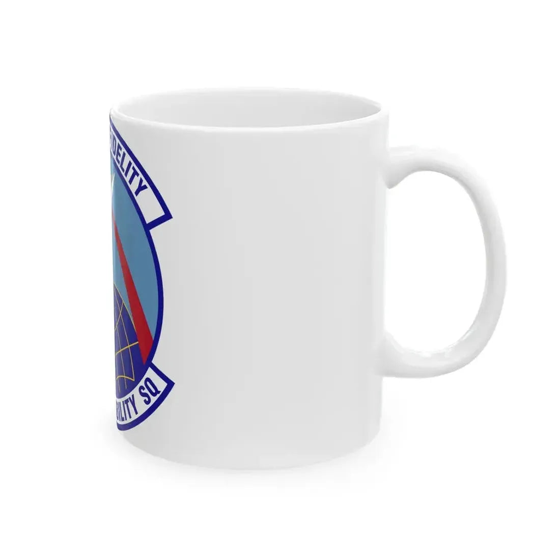 726 Air Mobility Sq AMC (U.S. Air Force) White Coffee Mug - Go Mug Yourself